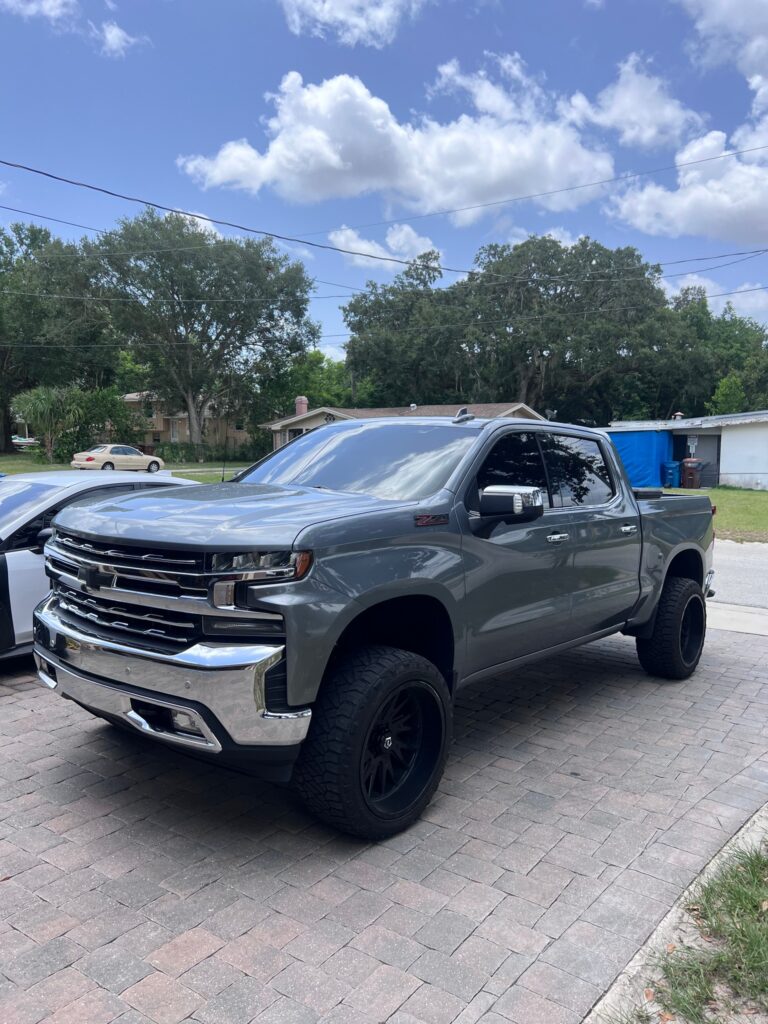 big truck window tint job in florida